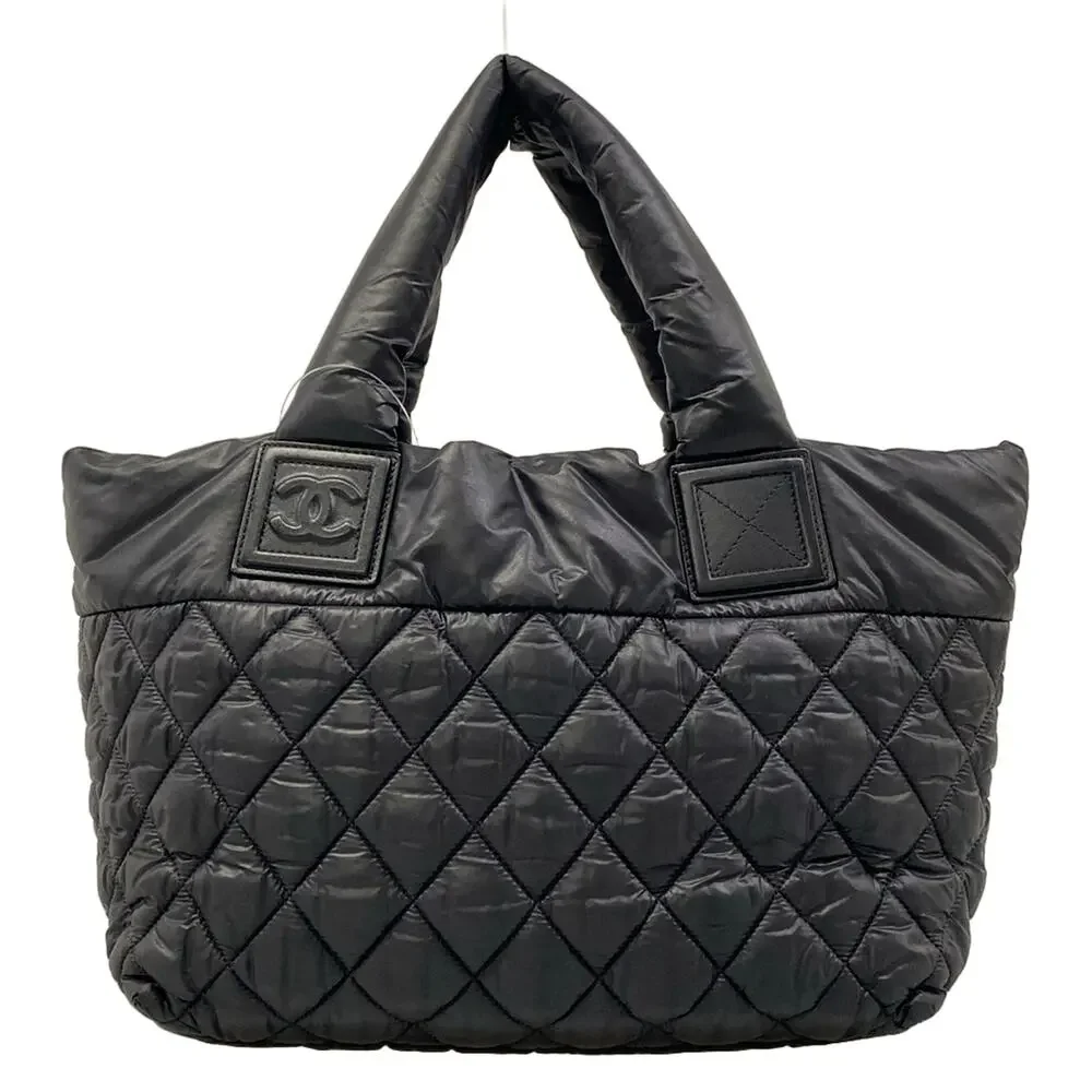 Chanel Coco Cocoon PM Tote Bag A48610 Nylon Leather